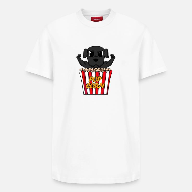 Labrador - T-shirt unisexe décontracté en coton Supima – de SPREAD - blanc