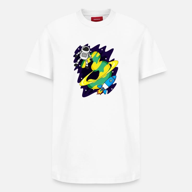 3 ans Jeune cadeau - T-shirt unisexe décontracté en coton Supima – de SPREAD - blanc