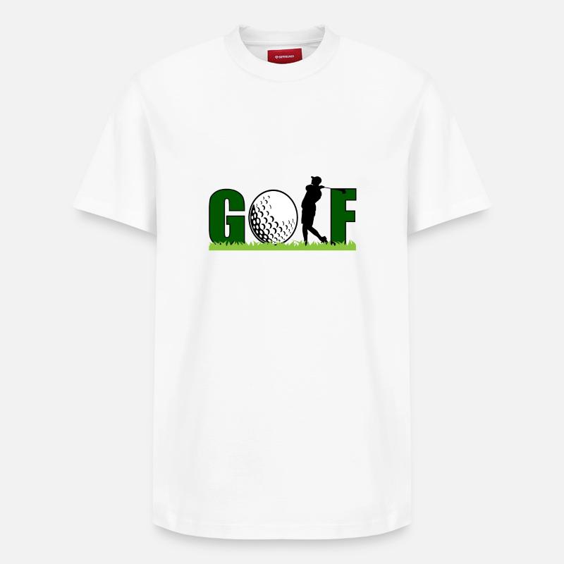 Golf - T-shirt unisexe décontracté en coton Supima – de SPREAD - blanc