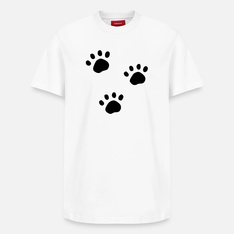 Traces - T-shirt unisexe décontracté en coton Supima – de SPREAD - blanc