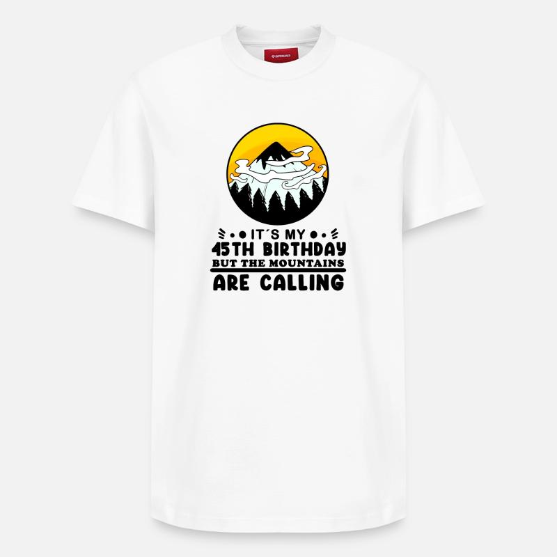 Randonneur 45e anniversaire 45 ans - T-shirt unisexe décontracté en coton Supima – de SPREAD - blanc