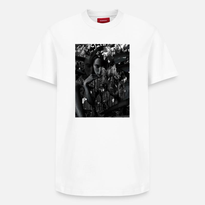 I see you - T-shirt unisexe décontracté en coton Supima – de SPREAD - blanc