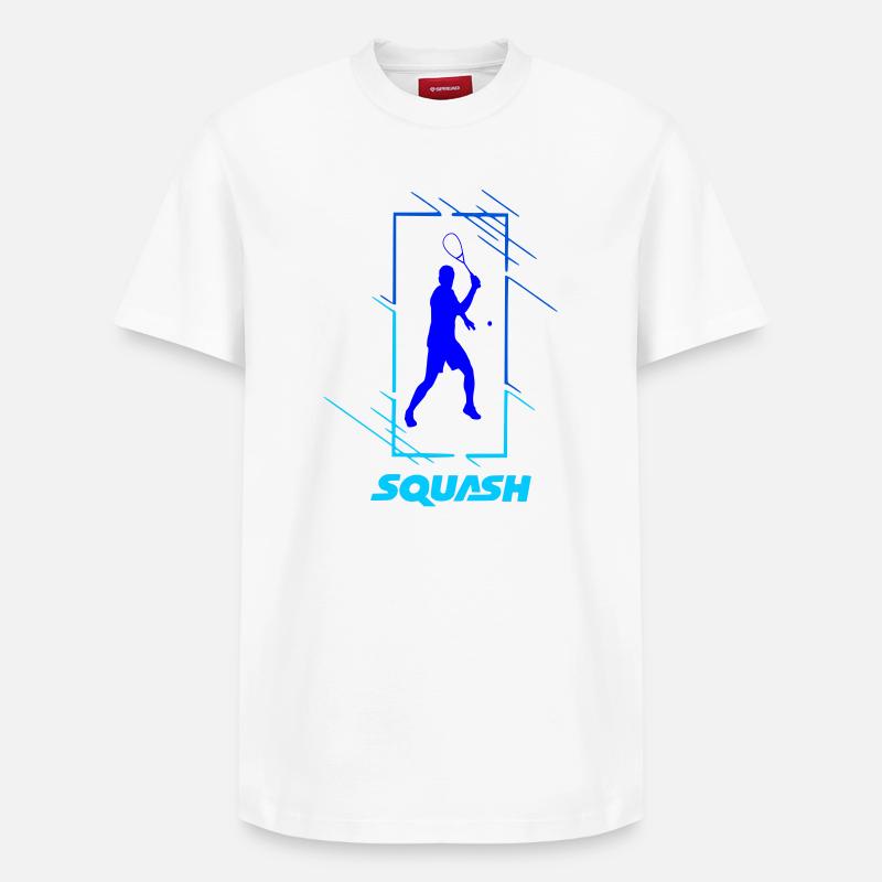 Quetschen - Relaxed Unisex Supima Cotton T-Shirt – von SPREAD - Weiß