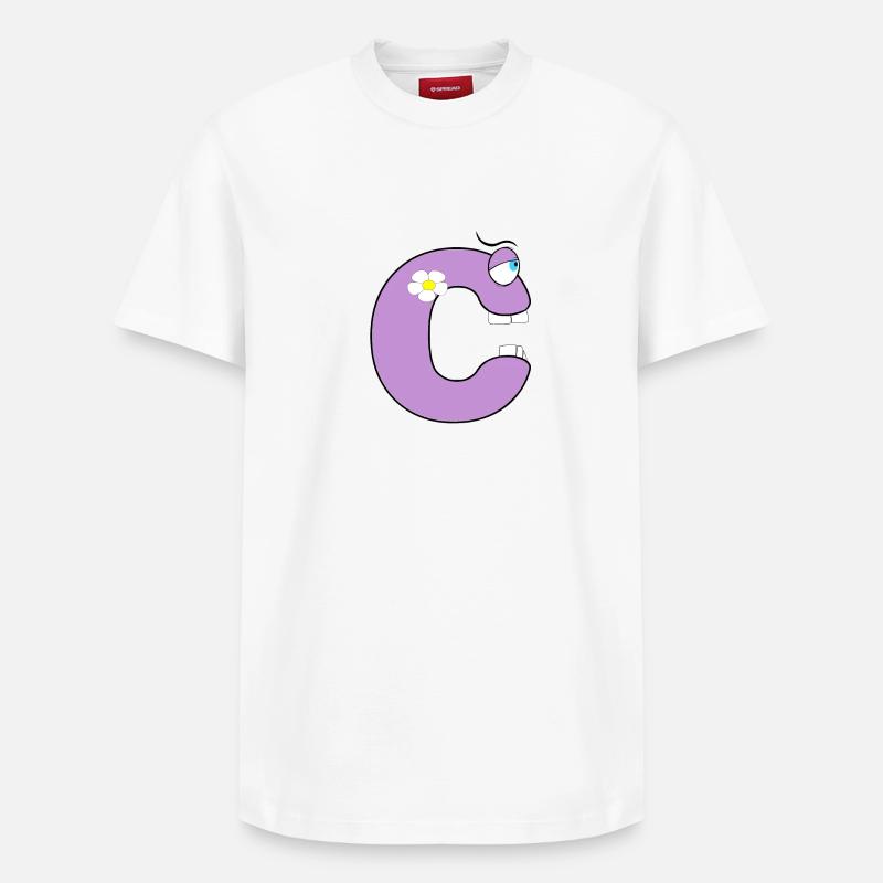 C - T-shirt unisexe décontracté en coton Supima – de SPREAD - blanc