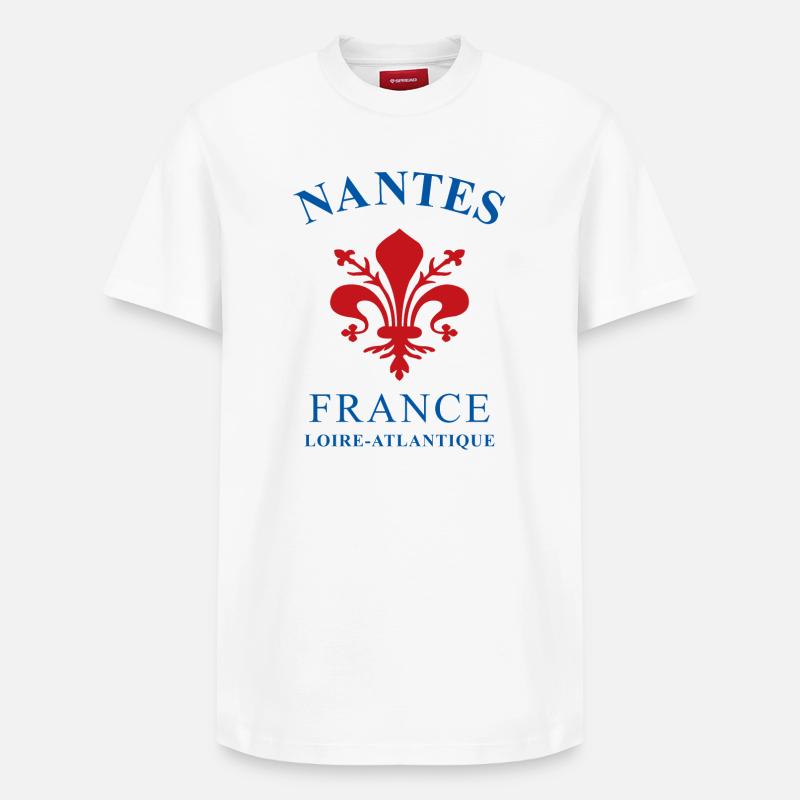 NANTES - T-shirt unisexe décontracté en coton Supima – de SPREAD - blanc