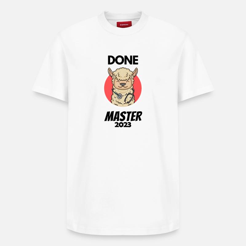 Master 2023 - Relaxed Unisex Supima Cotton T-Shirt – von SPREAD - Weiß