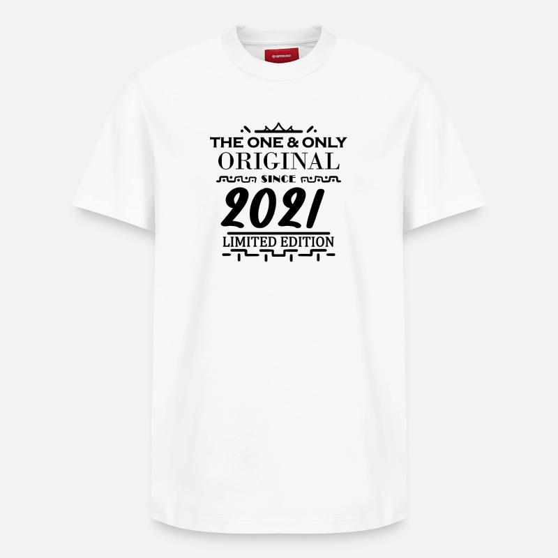 Promotion 2021 - T-shirt unisexe décontracté en coton Supima – de SPREAD - blanc