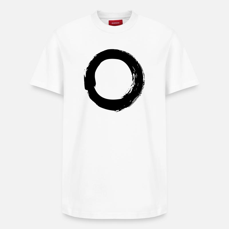 Enso - T-shirt unisexe décontracté en coton Supima – de SPREAD - blanc