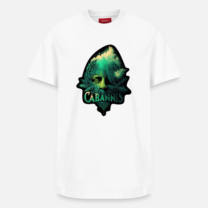 Cabannis - T-shirt unisexe décontracté en coton Supima – de SPREAD - blanc