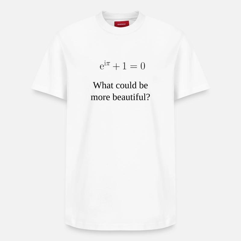 Euler-Formel - Relaxed Unisex Supima Cotton T-Shirt – von SPREAD - Weiß