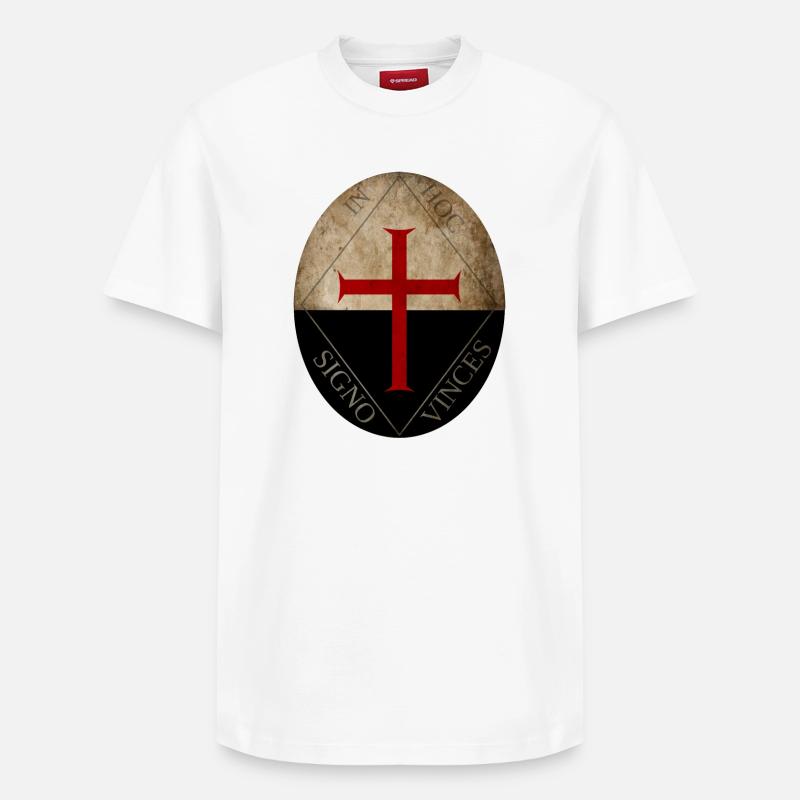 Templiers - T-shirt unisexe décontracté en coton Supima – de SPREAD - blanc