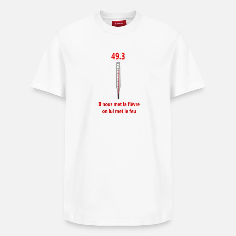 49.3 - T-shirt unisexe décontracté en coton Supima – de SPREAD - blanc
