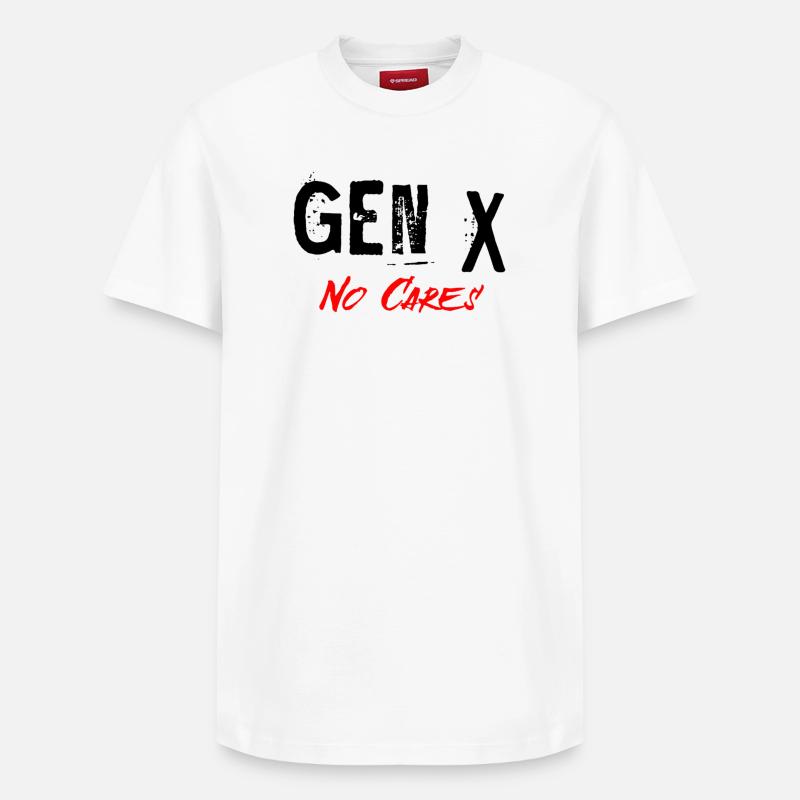 Génération X - T-shirt unisexe décontracté en coton Supima – de SPREAD - blanc