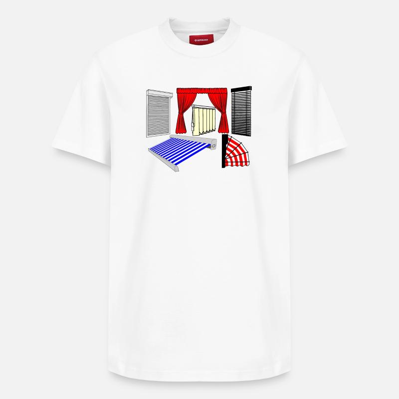 Sonnenschutz - Relaxed Unisex Supima Cotton T-Shirt – von SPREAD - Weiß