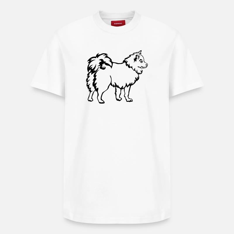 Tranchant - T-shirt unisexe décontracté en coton Supima – de SPREAD - blanc