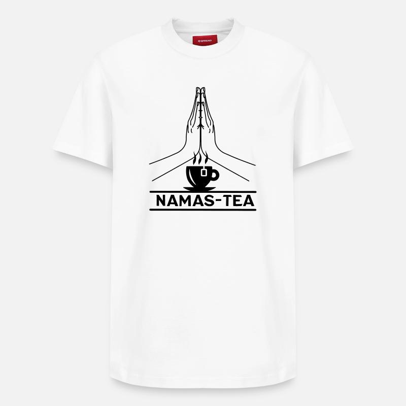 Namas-thé - T-shirt unisexe décontracté en coton Supima – de SPREAD - blanc