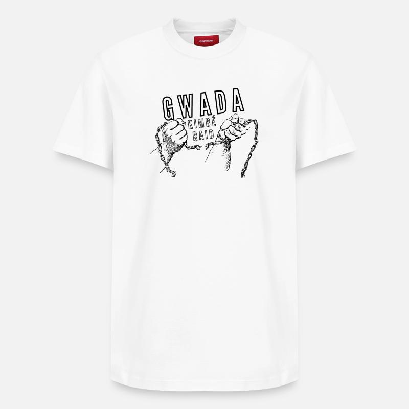 gwada - T-shirt unisexe décontracté en coton Supima – de SPREAD - blanc