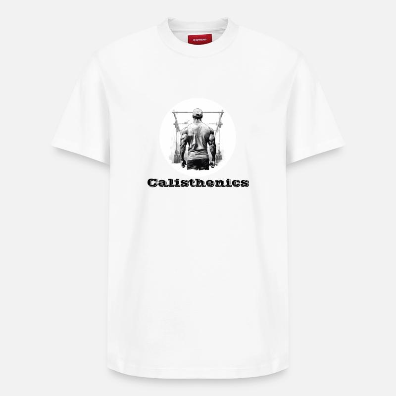 Callisthénie - T-shirt unisexe décontracté en coton Supima – de SPREAD - blanc