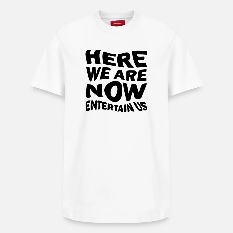 Divertissez-nous! - T-shirt unisexe décontracté en coton Supima – de SPREAD - blanc