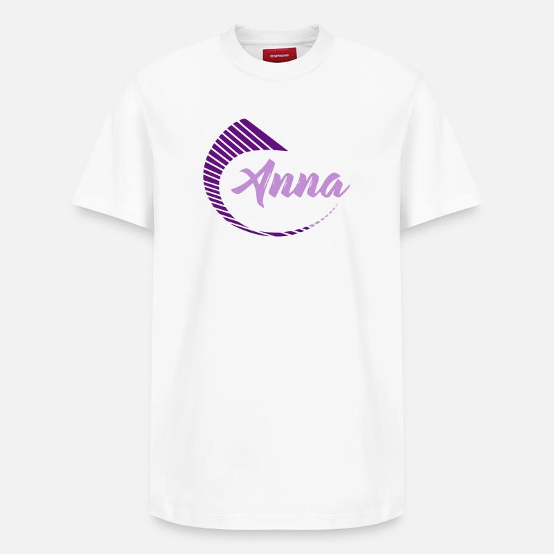 Anna - Relaxed Unisex Supima Cotton T-Shirt – von SPREAD - Weiß