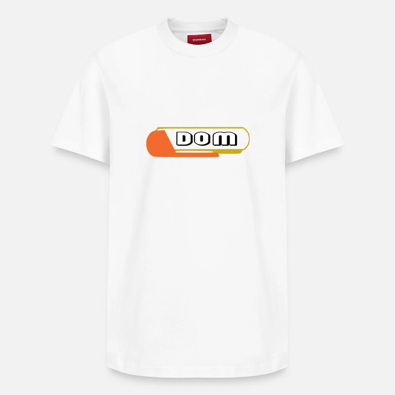 Dom - T-shirt unisexe décontracté en coton Supima – de SPREAD - blanc