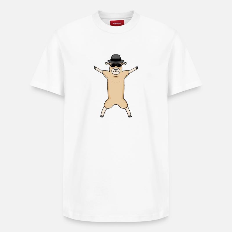 Cool Hug Alpaga - T-shirt unisexe décontracté en coton Supima – de SPREAD - blanc