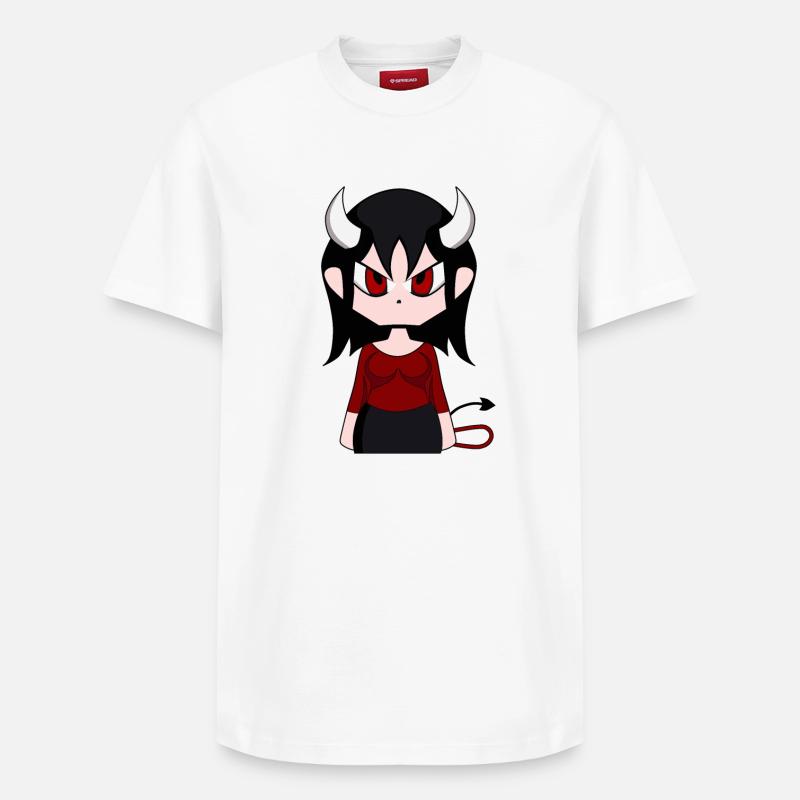 Diablesse - T-shirt unisexe décontracté en coton Supima – de SPREAD - blanc