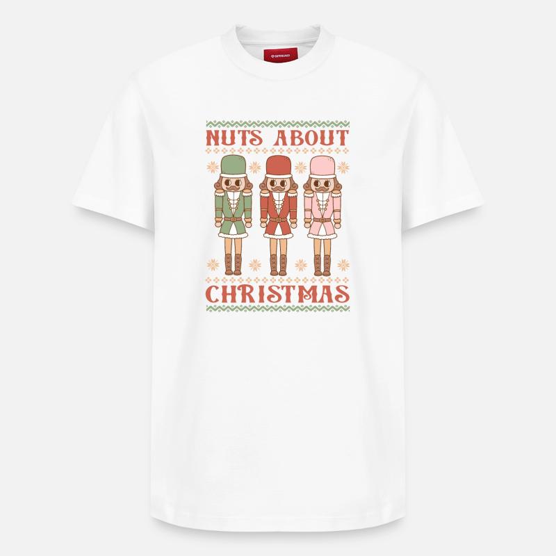 Hässlicher Weihnachtspullover - Relaxed Unisex Supima Cotton T-Shirt – von SPREAD - Weiß