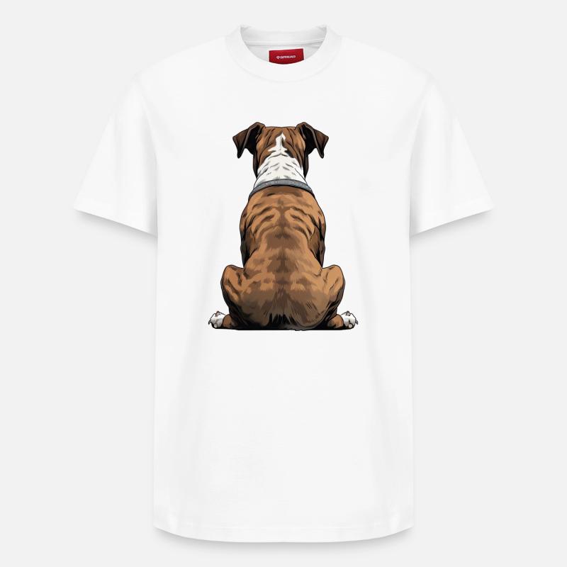 Boxer - Relaxed Unisex Supima Cotton T-Shirt – von SPREAD - Weiß
