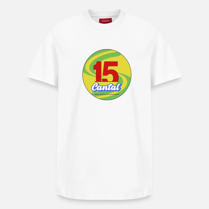 Cantal - T-shirt unisexe décontracté en coton Supima – de SPREAD - blanc