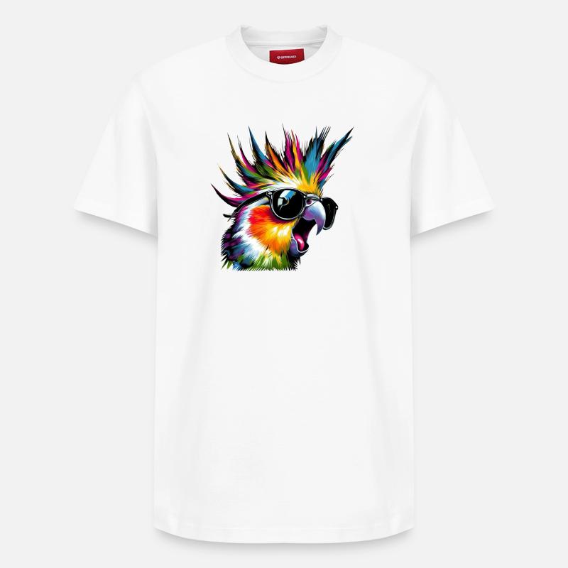 Nymphe folle (01) - T-shirt unisexe décontracté en coton Supima – de SPREAD - blanc
