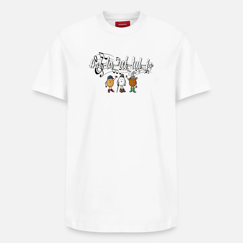 Randonnée entre amis - T-shirt unisexe décontracté en coton Supima – de SPREAD - blanc