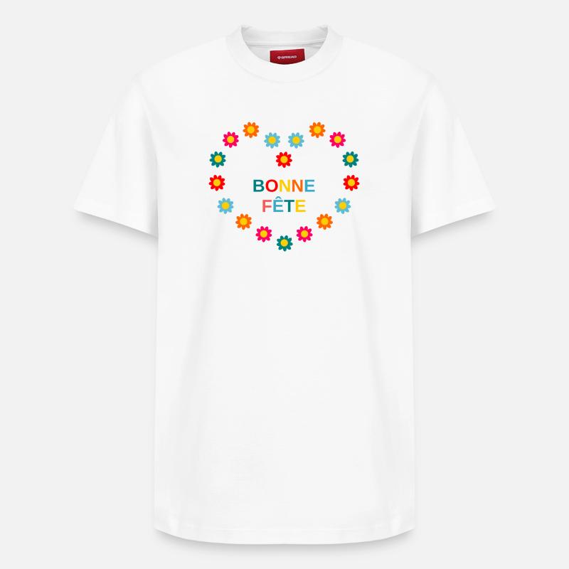 FÊTE - T-shirt unisexe décontracté en coton Supima – de SPREAD - blanc