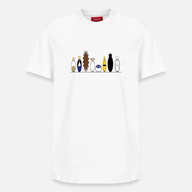 Hope Crew - Relaxed Unisex Supima Cotton T-Shirt – von SPREAD - Weiß