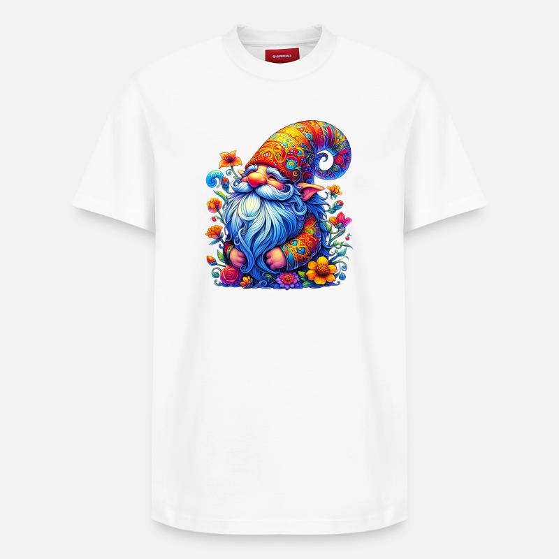 Elfe gobelin gnome - T-shirt unisexe décontracté en coton Supima – de SPREAD - blanc
