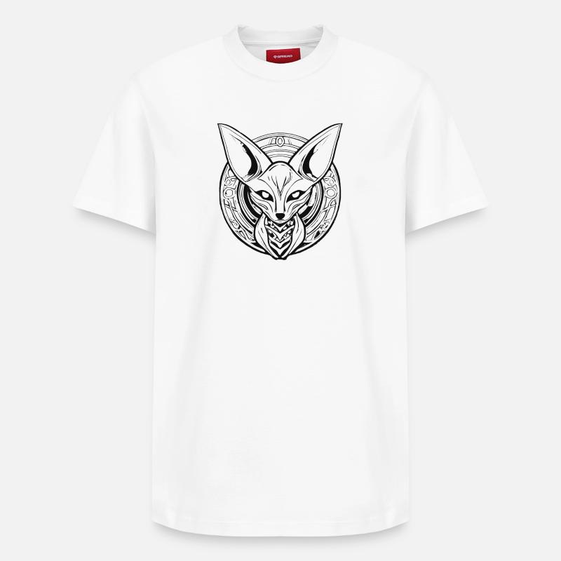 Fennec - T-shirt unisexe décontracté en coton Supima – de SPREAD - blanc