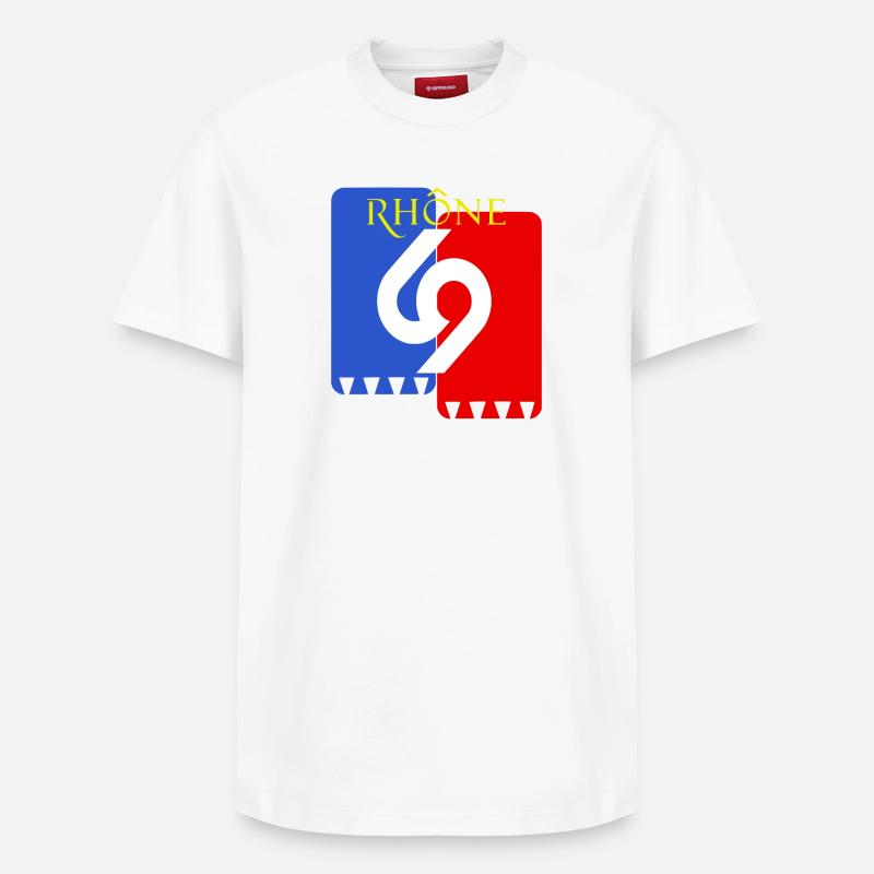 Rhône - T-shirt unisexe décontracté en coton Supima – de SPREAD - blanc