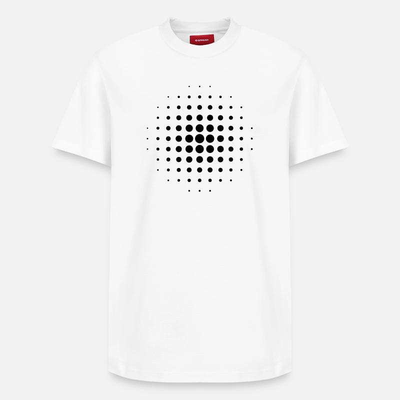 Grille - T-shirt unisexe décontracté en coton Supima – de SPREAD - blanc