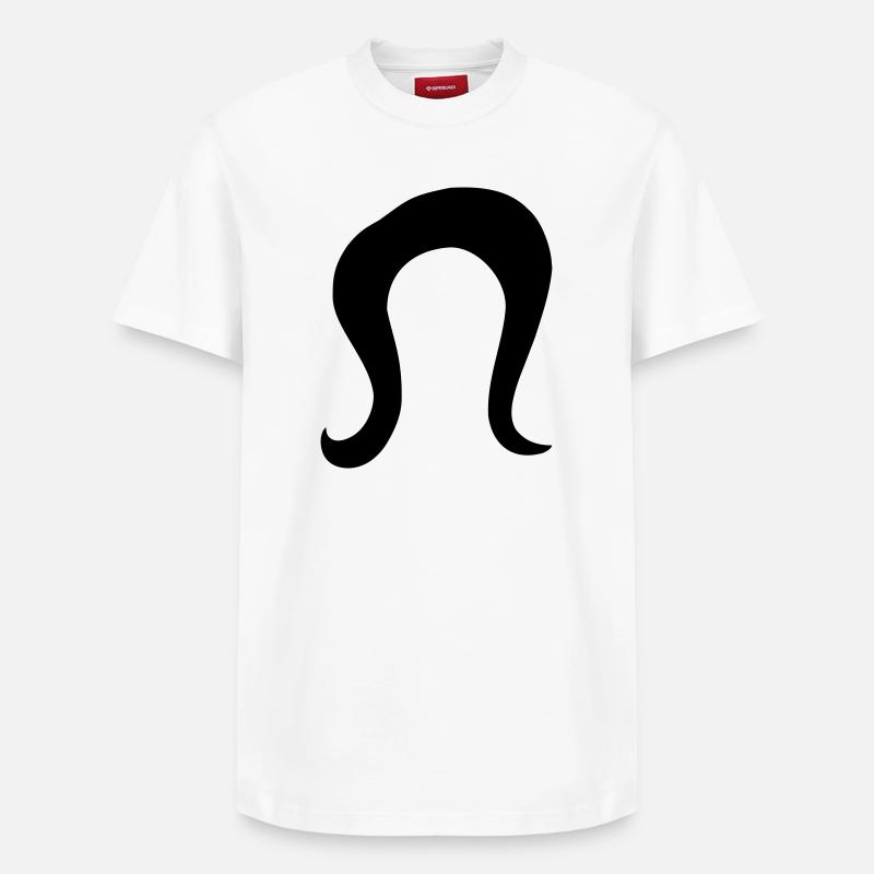Coiffure - T-shirt unisexe décontracté en coton Supima – de SPREAD - blanc