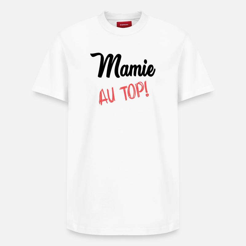 MAMIE - T-shirt unisexe décontracté en coton Supima – de SPREAD - blanc