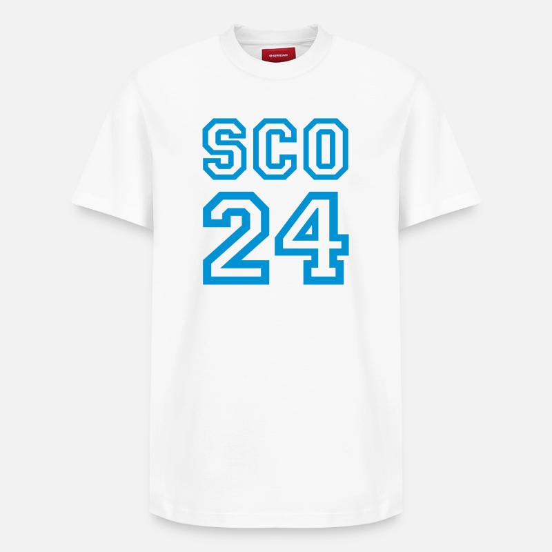 Écosse Schottland - T-shirt unisexe décontracté en coton Supima – de SPREAD - blanc