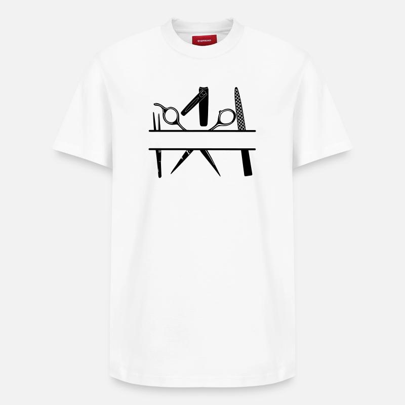 Pediküre-Attribut-Textbanner - Relaxed Unisex Supima Cotton T-Shirt – von SPREAD - Weiß