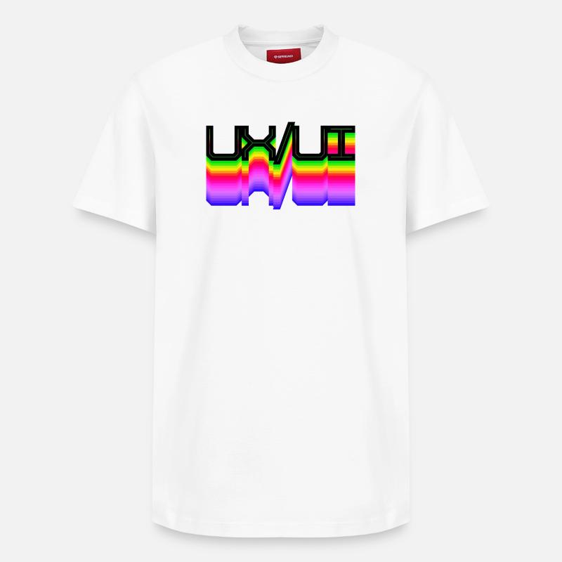 Code Developer Skripting Dev Computerfreak Geek - Relaxed Unisex Supima Cotton T-Shirt – von SPREAD - Weiß