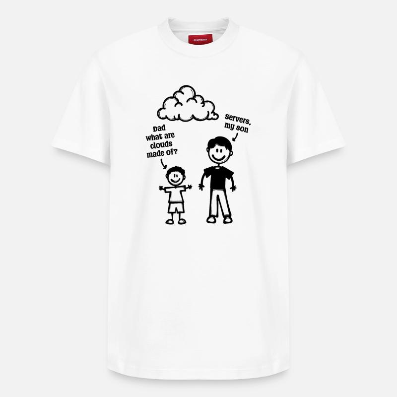 Bugfixing Skripting Statement Developer Bugs - Relaxed Unisex Supima Cotton T-Shirt – by SPREAD - white