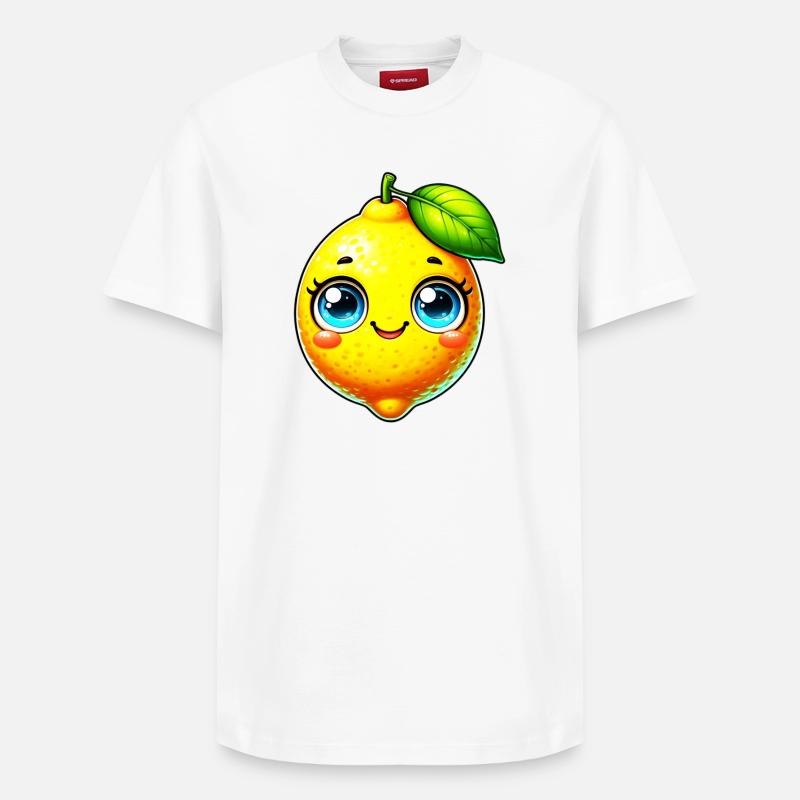 Citron Citrons - T-shirt unisexe décontracté en coton Supima – de SPREAD - blanc