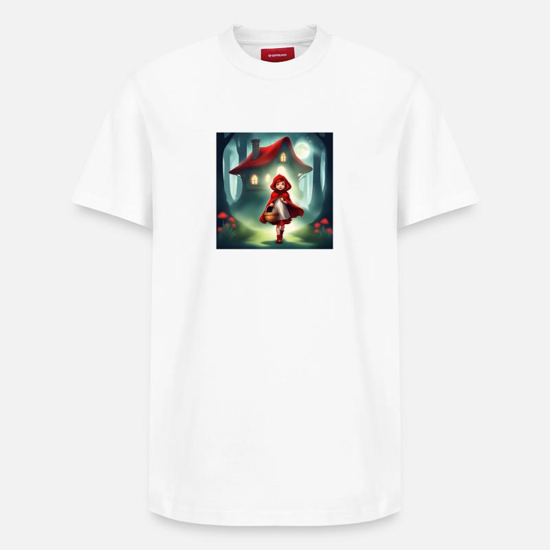 Rotkäppchen, ein wunderbares Märchen - Relaxed Unisex Supima Cotton T-Shirt – von SPREAD - Weiß