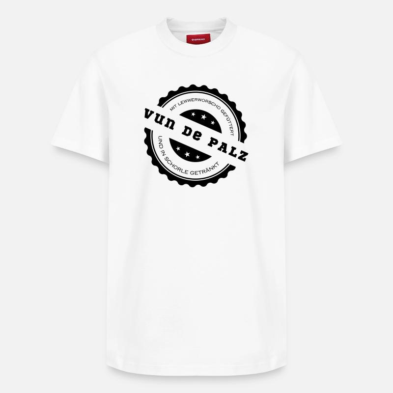 certifié - T-shirt unisexe décontracté en coton Supima – de SPREAD - blanc