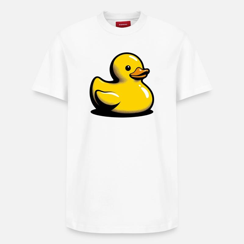 Caneton Canard Canard Canard - T-shirt unisexe décontracté en coton Supima – de SPREAD - blanc