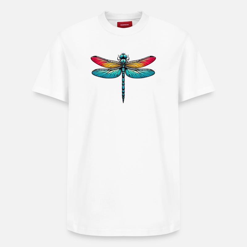Libellule - T-shirt unisexe décontracté en coton Supima – de SPREAD - blanc
