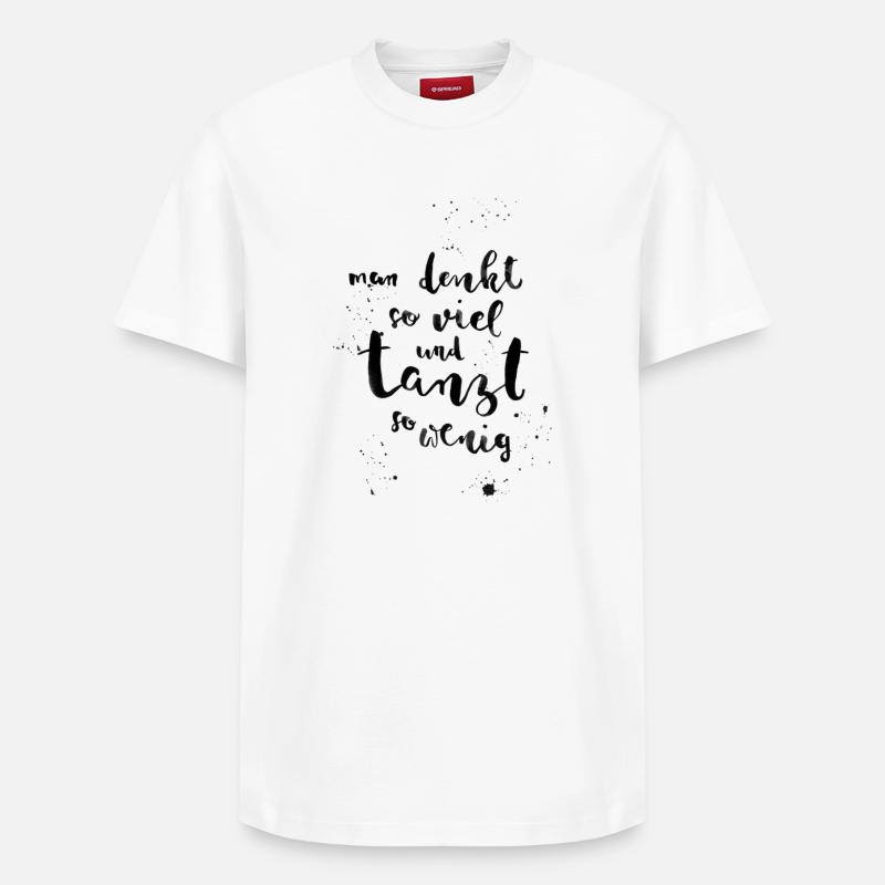 Thoughts - Relaxed Unisex Supima Cotton T-Shirt – by SPREAD - white